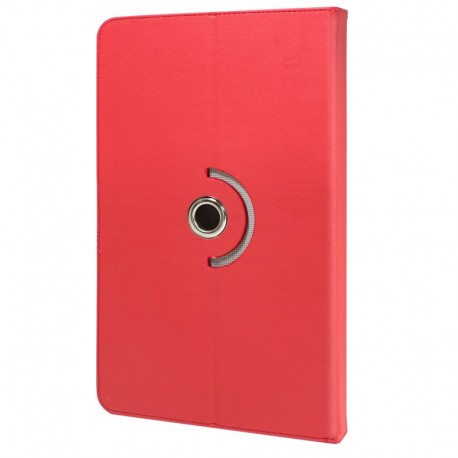 Funda COOL Ebook / Tablet 9.7 - 10.3 pulg Liso Rojo Giratoria (Panorámica)