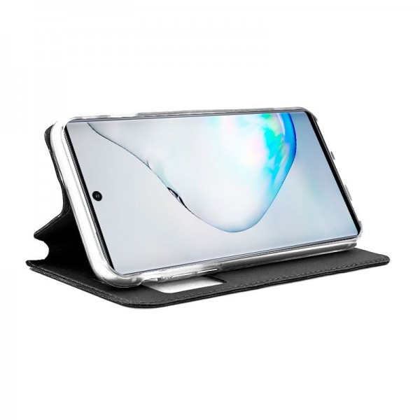 Funda COOL Flip Cover para Samsung N975 Galaxy Note 10 Plus Liso Negro