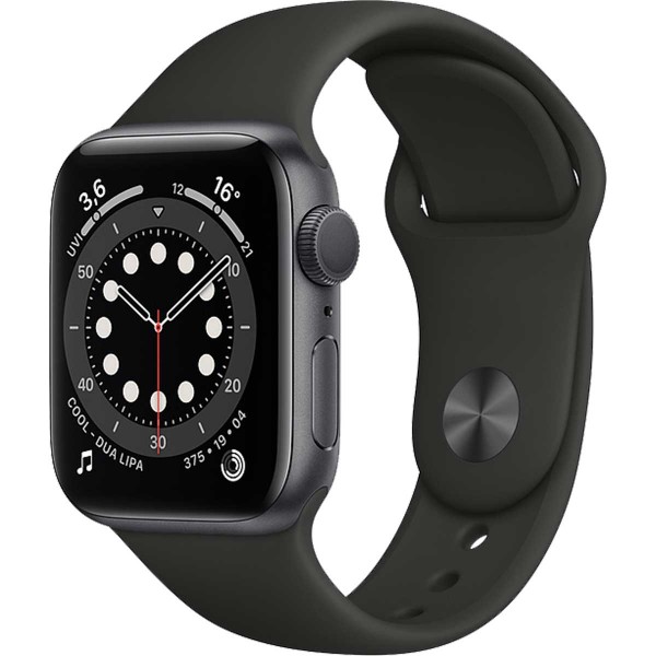 Apple Watch 6 44mm Space gray with Black Sport Band Apple Watch 6 44mm Space gray with Black Sport Band