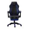 Silla gamer woxter stinger station rx azul y negro