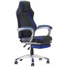 Silla gamer woxter stinger station rx azul y negro