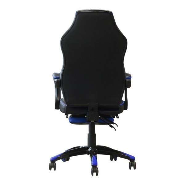 Silla gamer woxter stinger station rx azul y negro