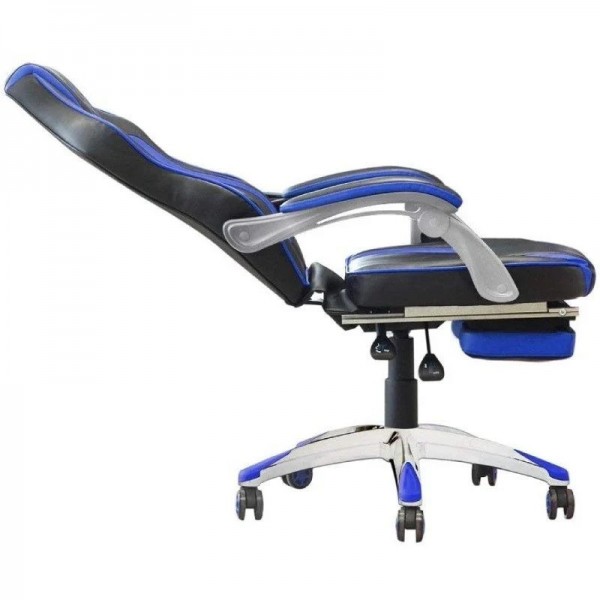 Silla gamer woxter stinger station rx azul y negro