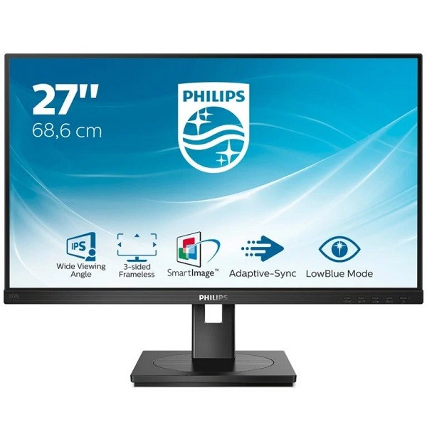Monitor PHILIPS S Line 27" LED FHD 272S1AE negro
