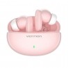 Auriculares Vention NBFP0 rosa