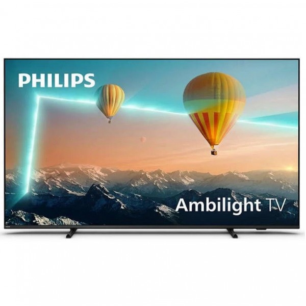 Smart TV PHILIPS Ambilight 65" LED 4K UHD 65PUS8008 negro