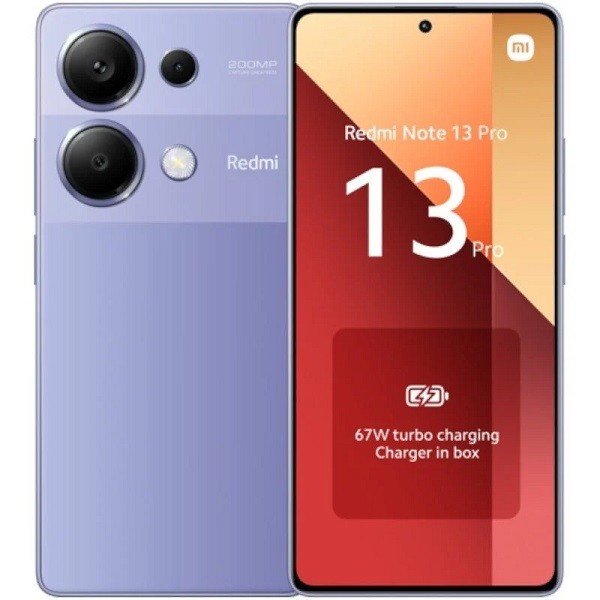 Xiaomi Redmi Note 13 Pro dual sim 8GB RAM 256GB purpura