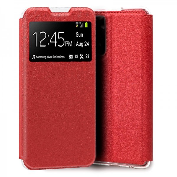 Funda COOL Flip Cover para Xiaomi Redmi Note 11 Pro / Note 11 Pro 5G / Note 12 Pro 4G Liso Rojo