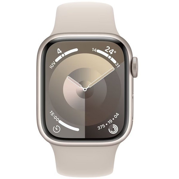 Apple Watch Serie 9 GPS 41mm aluminio sport band S/M beige