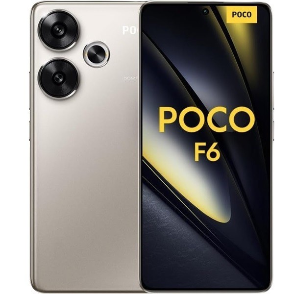 Xiaomi Poco F6 5G dual sim 12GB RAM 512GB titanio Xiaomi Poco F6 5G dual sim 12GB RAM 512GB titanio