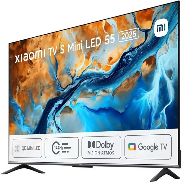 Smart TV XIAOMI S 55" Mini-LED 4K UHD ELA5666EU negro