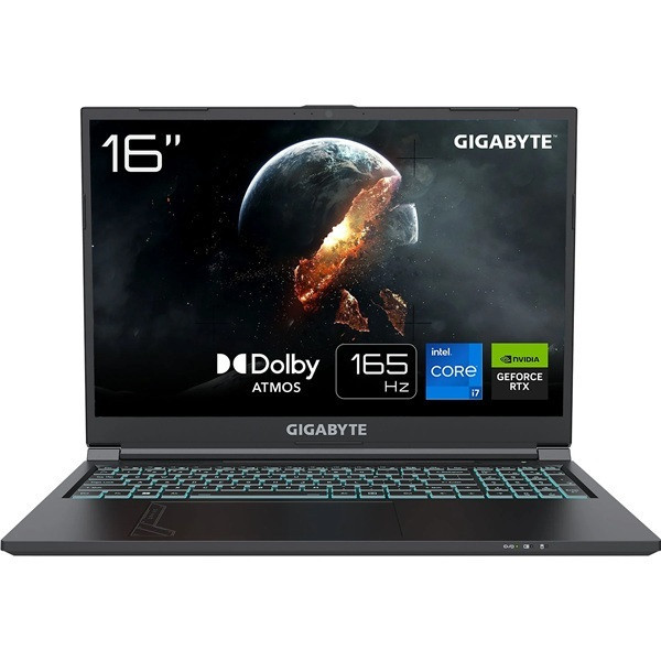 GIGABYTE G6 16" Intel Core i7 16GB RAM 1TB KF-H3ES854KD negro GIGABYTE G6 16" Intel Core i7 16GB RAM 1TB KF-H3ES854KD negro