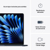 APPLE MACBOOK AIR 15.3" 2025 M4 24GB RAM 512GB medianoche