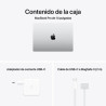 APPLE MACBOOK PRO 14.2" 2024 M4 16GB RAM 512GB plata