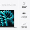 APPLE MACBOOK AIR 15.3" 2025 M4 24GB RAM 512GB plata